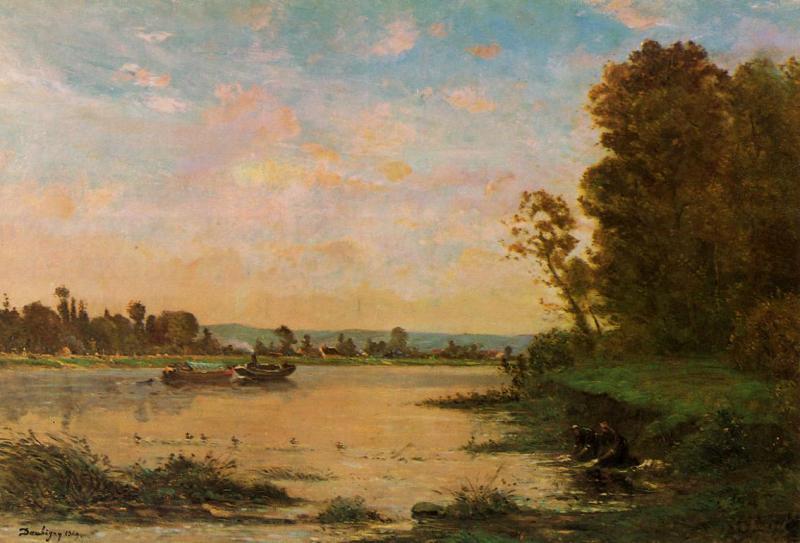Charles-Francois Daubigny Summer Morning on the Oise oil painting image